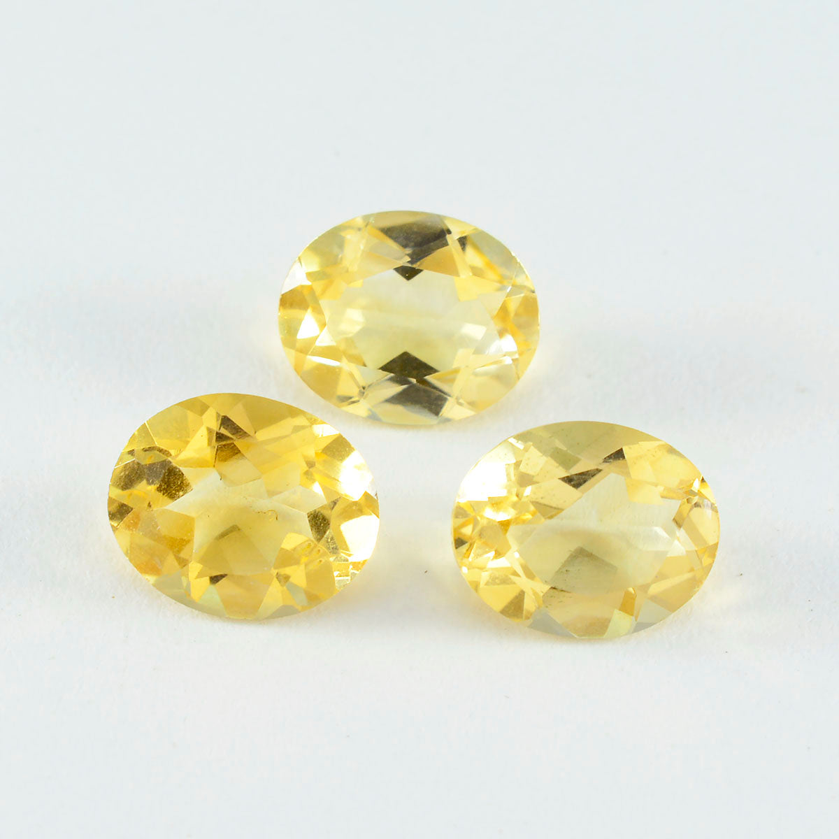 Citrine 1PC Large 10x14 MM Oval Faceted Yellow Lustrous Semi Precious Loose Gemstone Главное изображение товара