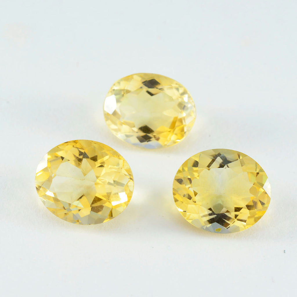 Citrine 1PC Tiny 4x6 MM Oval Faceted Yellow Natural Semi Precious Gems
