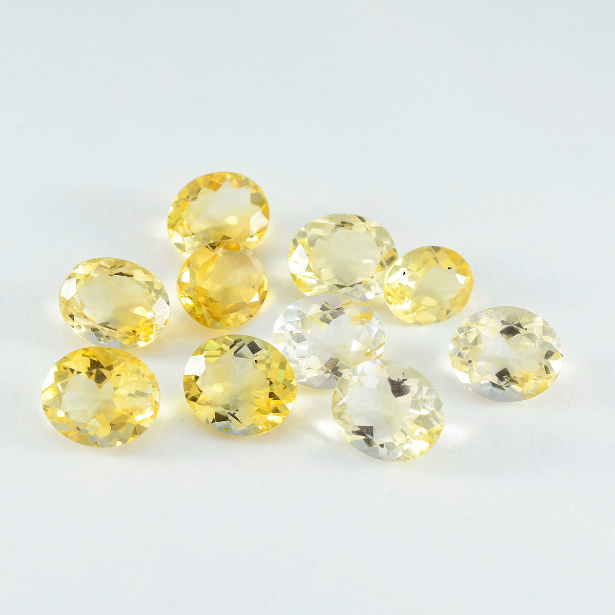Citrine 1PC Chunky 15x20 MM Oval Faceted Yellow High Quality Semi Precious Loose Gems Hoofdafbeelding