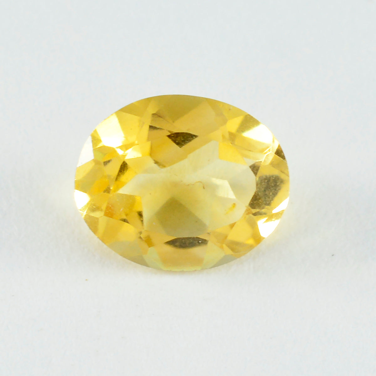 Citrine 1PC Chunky 13x18 MM Oval Faceted Yellow Fine Semi Precious Gems