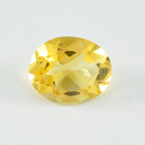 Citrine 1PC Chunky 13x18 MM Oval Faceted Yellow Fine Semi Precious Gems