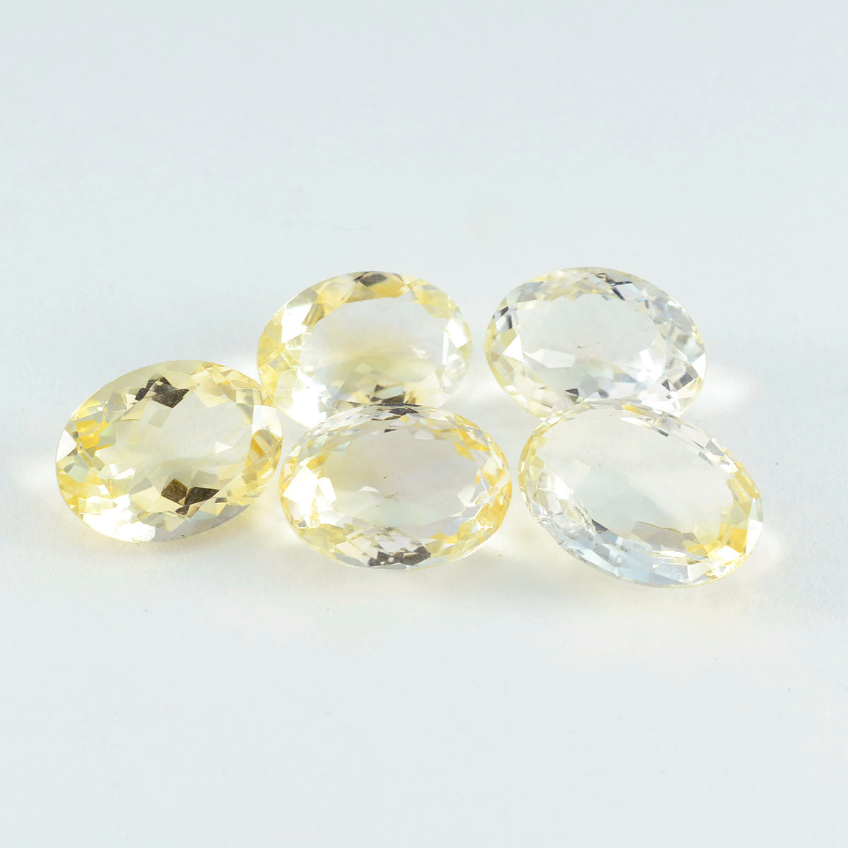 Citrine 1PC Tiny 4x6 MM Oval Faceted Yellow Natural Semi Precious Gems