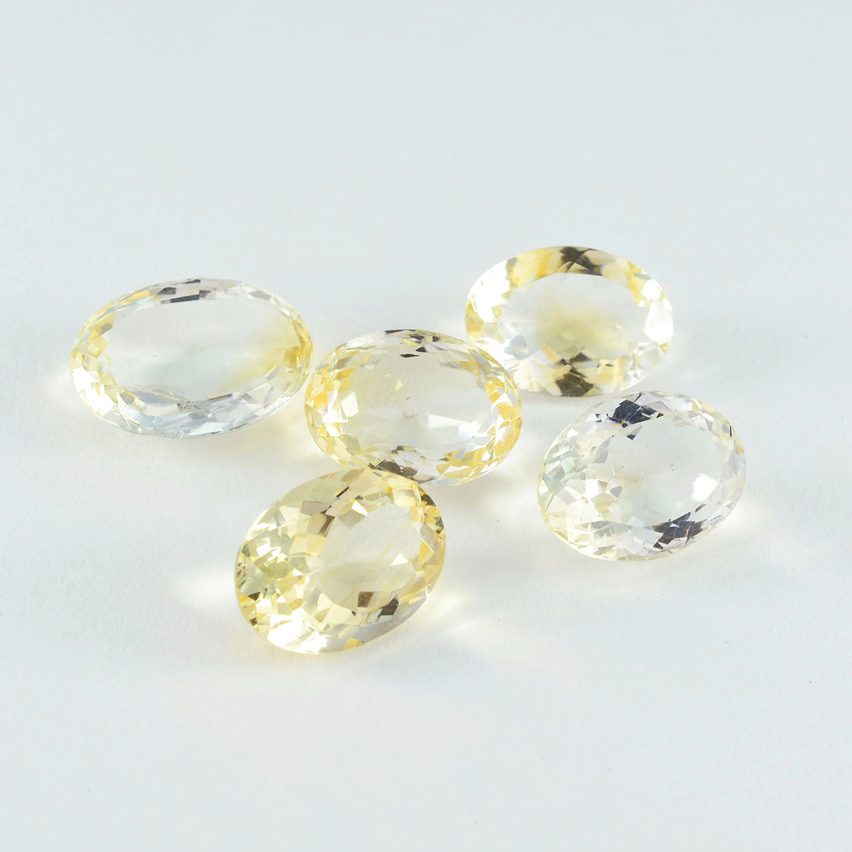 Citrine 1PC Tiny 4x6 MM Oval Faceted Yellow Natural Semi Precious Gems