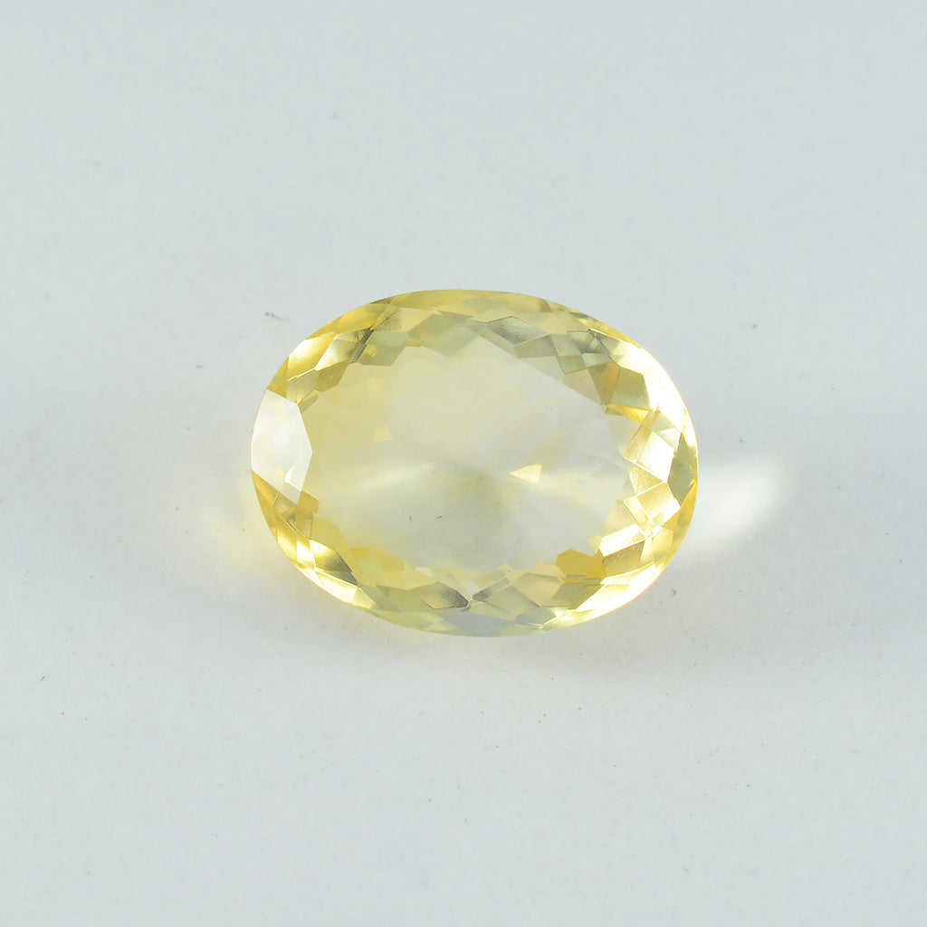 Citrine 1PC Tiny 5x7 MM Oval Faceted Yellow Genuine Semi Precious Loose Gems