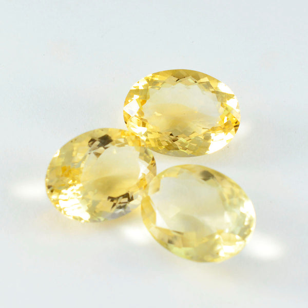 Citrine 1PC Small 6x8 MM Oval Faceted Yellow Superior Semi Precious Loose Gemstone