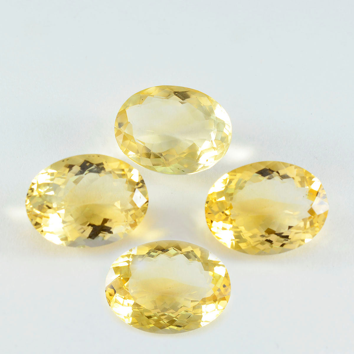 Citrine 1PC Small 6x8 MM Oval Faceted Yellow Superior Semi Precious Loose Gemstone