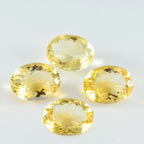 Citrine 1PC Small 6x8 MM Oval Faceted Yellow Superior Semi Precious Loose Gemstone