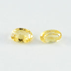 Citrine 1PC Medium 7x10 MM Oval Faceted Yellow Brilliant Semi Precious Loose Gems