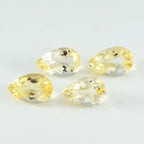 Citrine 1PC Large 10x14 MM Pear Faceted Yellow Sparkling Semi Precious Gems