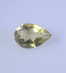 Citrine 1PC Chunky 15x20 MM Pear Faceted Yellow Luster Semi Precious Loose Gemstones
