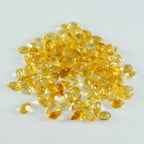 Citrine 1PC Tiny 5x7 MM Pear Faceted Yellow Shine Semi Precious Loose Gemstones