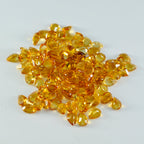Citrine 1PC Small 7x9 MM Pear Faceted Yellow Natural Semi Precious Loose Gemstone