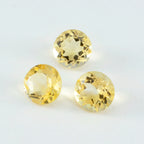 Citrine 1PC Large 12x12 MM Round Faceted Yellow High Quality Semi Precious Loose Gemstones