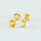 Citrine 1PC Large 12x12 MM Round Faceted Yellow High Quality Semi Precious Loose Gemstones