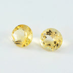 Citrine 10PC Tiny 3x3 MM Round Faceted Yellow Fiery Semi Precious Loose Gemstone