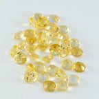Citrine 1PC Small 7x7 MM Round Faceted Yellow Splendid Semi Precious Loose Gemstone