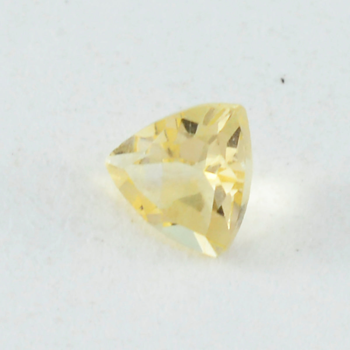 Citrine 1PC Chunky 13x13 MM Triangle Faceted Yellow Natural Semi Precious Gems