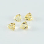 Citrine 1PC Tiny 5x5 MM Triangle Faceted Yellow Sparkling Semi Precious Gems