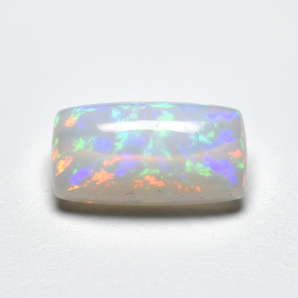 Created Opal 10PC Tiny 3x6 MM Baguette Cabochon White Genuine semi Precious Loose Gems