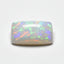 Created Opal 1PC Small 5x10 MM Baguette Cabochon White Pure semi Precious Loose Gemstones