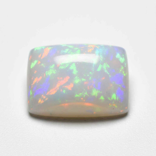 Created Opal 1PC Large 10x12 MM Emerald Cabochon White Pure semi Precious Loose Gemstones