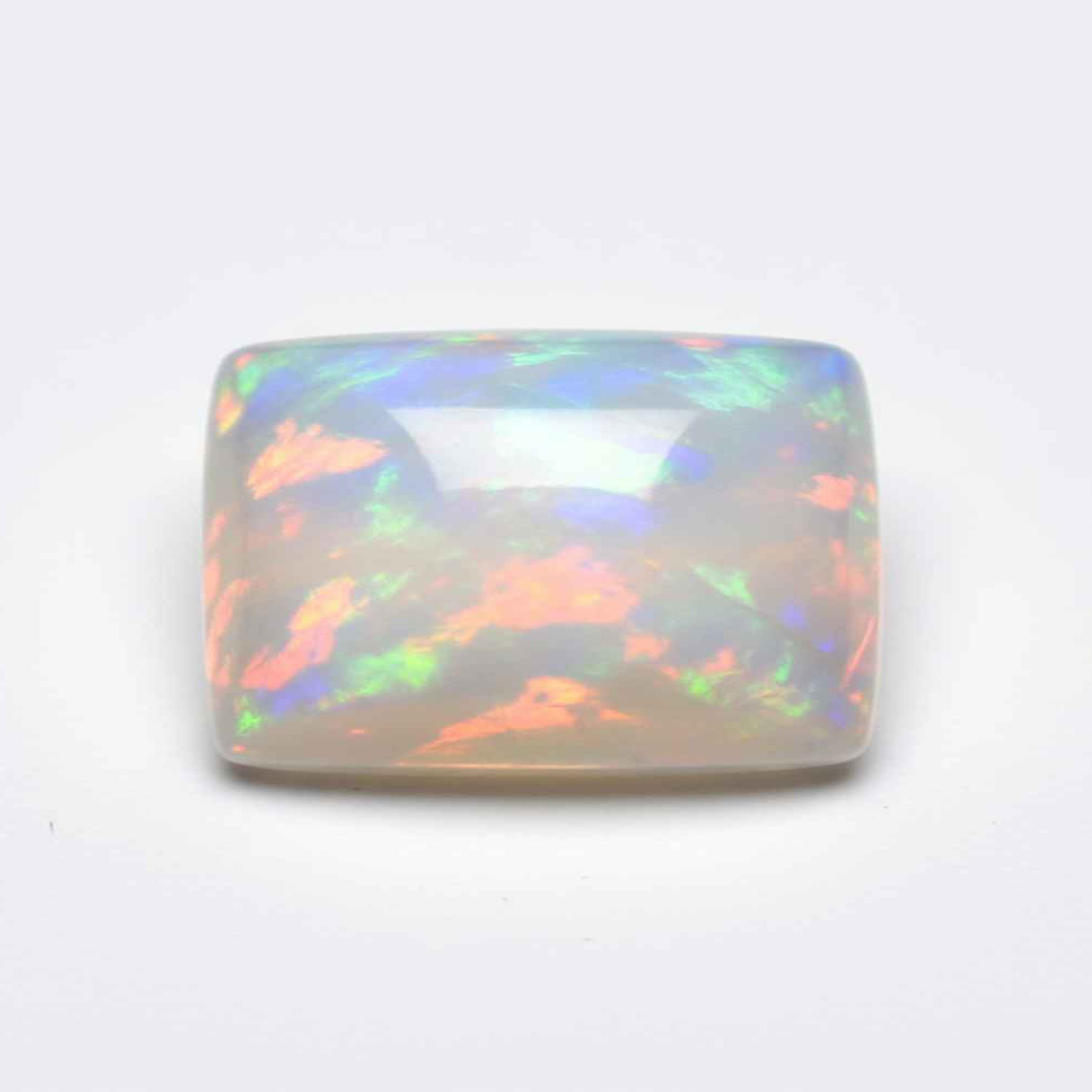 Created Opal 1PC Large 10x12 MM Emerald Cabochon White Pure semi Precious Loose Gemstones