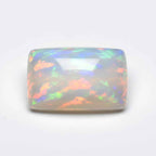 Created Opal 10PC Tiny 3x5 MM Emerald Cabochon White Polished semi Precious Precious Gemstone