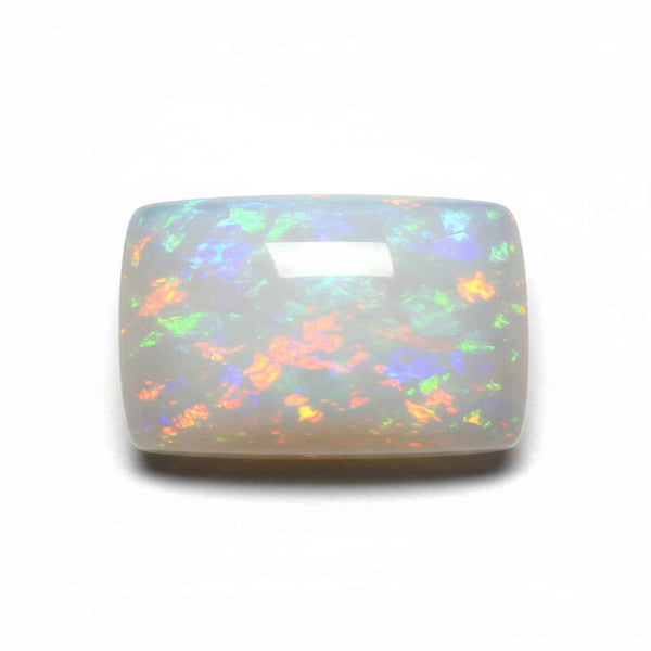 Created Opal 1PC Large 9x11 MM Emerald Cabochon White Genuine semi Precious Loose Gems