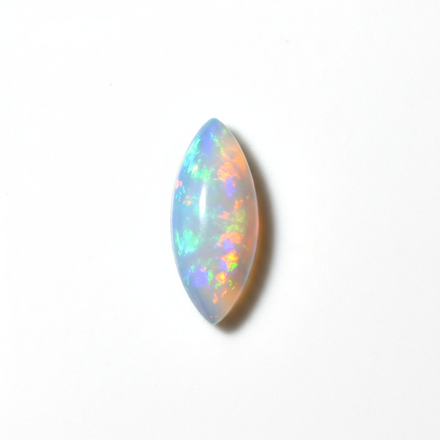 Created Opal 10PC Tiny 3x6 MM Marquise  Cabochon White Brilliant semi Precious Loose Gems Главное изображение товара