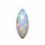 Created Opal 10PC Tiny 4x8 MM Marquise  Cabochon White Sparkling semi Precious Loose Gemstone