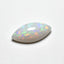 Created Opal 1PC Small 6x12 MM Marquise  Cabochon White Splendid semi Precious Semi Precious Gemstone