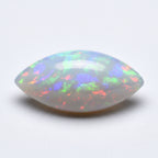 Created Opal 1PC Medium 7x14 MM Marquise  Cabochon White Luster semi Precious Precious Gemstone