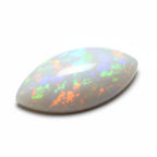Created Opal 1PC Large 8x16 MM Marquise  Cabochon White Lustrous semi Precious Gems