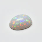 Created Opal 1PC Tiny 5x7 MM Oval Cabochon White Natural semi Precious Semi Precious Gemstone