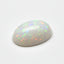 Created Opal 1PC Medium 7x10 MM Oval Cabochon White Fiery semi Precious Loose Gemstone