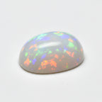 Created Opal 1PC Large 8x12 MM Oval Cabochon White Polished semi Precious Precious Gemstone