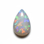 Created Opal 10PC Tiny 3x5 MM Pear Cabochon White Pure semi Precious Loose Gems