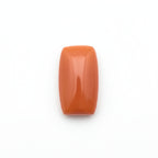 Coral 1PC Small 5x10 MM Baguette Cabochon Red Pure Precious Loose Gems