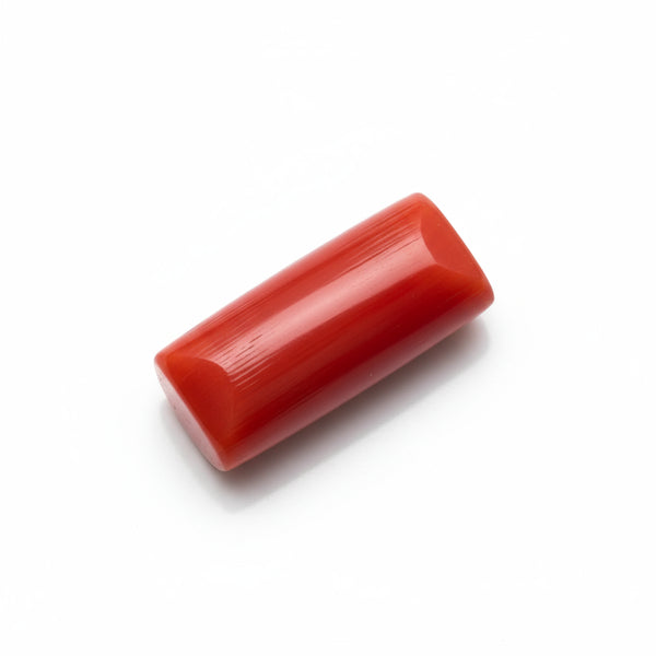 Coral 1PC Small 5x10 MM Baguette Cabochon Red Pure Precious Loose Gems
