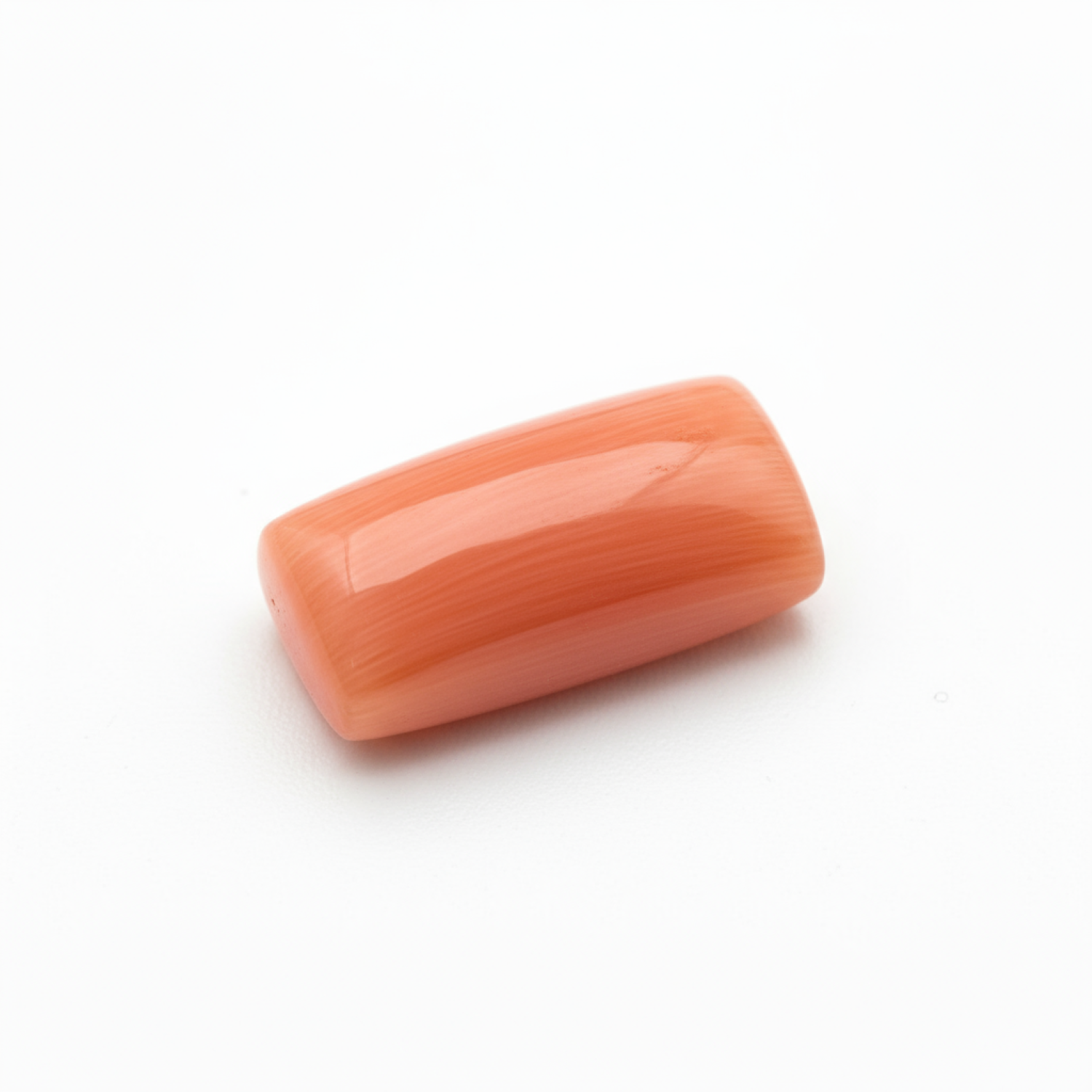 Coral 1PC Small 6x12 MM Baguette Cabochon Red Fiery Precious Loose Gemstone Hoofdafbeelding