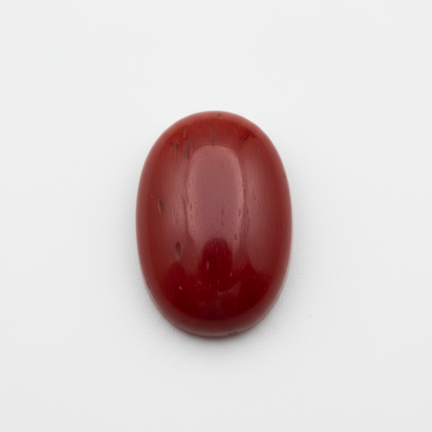 Coral 1PC Medium 7x10 MM Oval Cabochon Red Splendid Precious Semi Precious Gemstone Secundaire afbeelding
