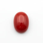 Coral 1PC Small 7x9 MM Oval Cabochon Red Polished Precious Loose Gemstones