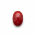 Coral 1PC Medium 8x10 MM Oval Cabochon Red Luster Precious Precious Gemstone