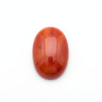 Coral 1PC Large 8x12 MM Oval Cabochon Red Shine Precious Loose Gems