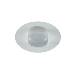 Crystal Quartz 1PC Large 10x10 MM Cushion Cabochon White Fine semi Precious Loose Gemstone
