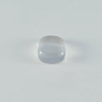 Crystal Quartz 1PC Large 10x10 MM Cushion Cabochon White Fine semi Precious Loose Gemstone