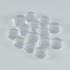 Crystal Quartz 10PC Tiny 5x5 MM Cushion Cabochon White Polished semi Precious Loose Gemstones