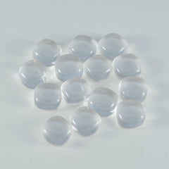 Crystal Quartz 1PC Tiny 6x6 MM Cushion Cabochon White Splendid semi Precious Semi Precious Gemstone