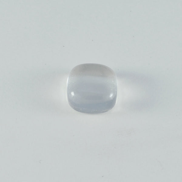 Crystal Quartz 1PC Large 11x11 MM Cushion Cabochon White High Quality semi Precious Loose Gemstones