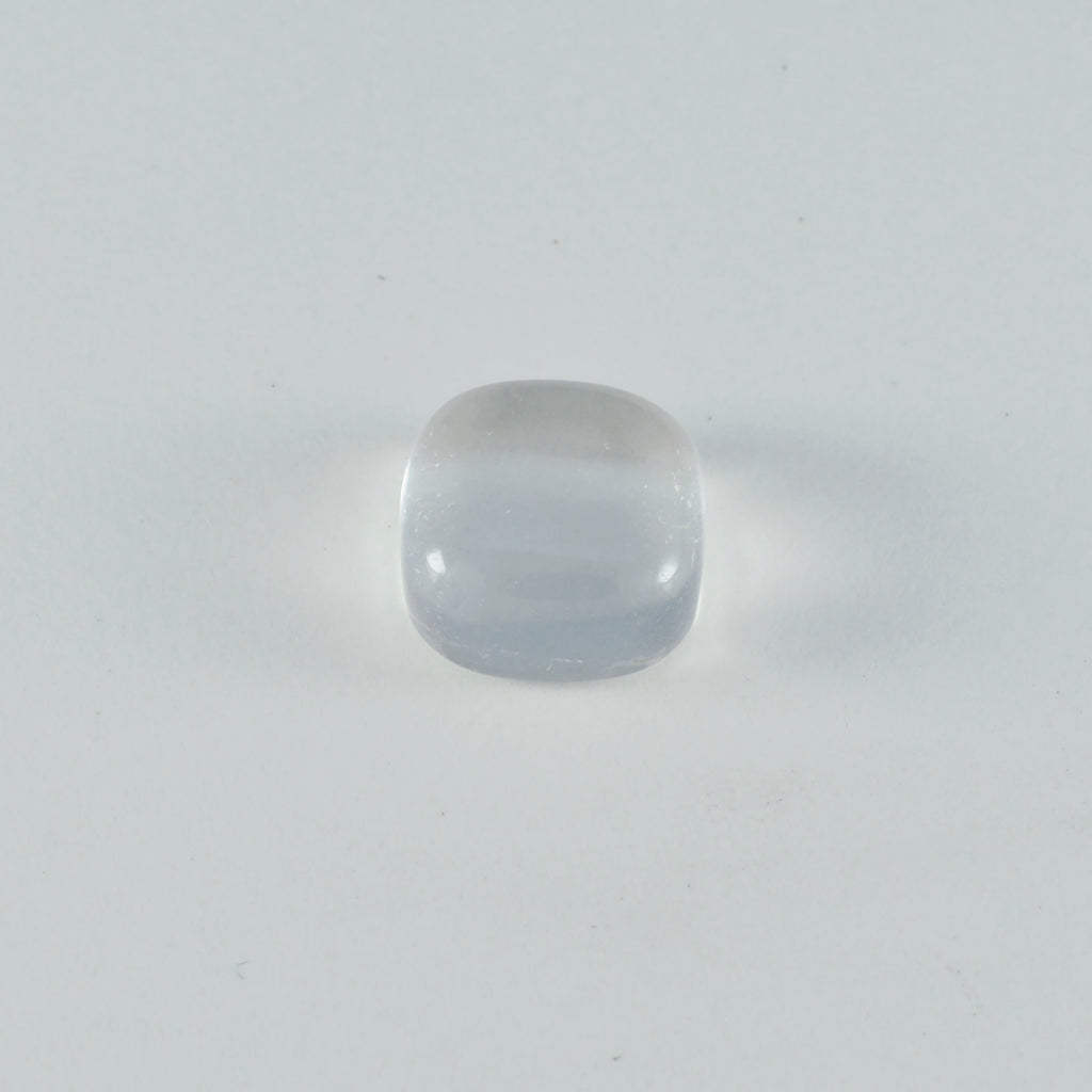 Crystal Quartz 10PC Tiny 4x4 MM Cushion Cabochon White Sparkling semi Precious Loose Gemstone
